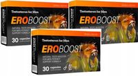 3x EROBOOST - tauryna Selen Cynk Maca Żeńszeń Buzdyganek Ginkgo biloba