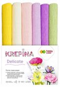 KREPINA MARSZCZONA 25X100 CM MIX DELICATE HAPPY COLOR