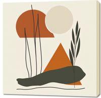 Obraz 90x90cm Beżowe Spojrzenie