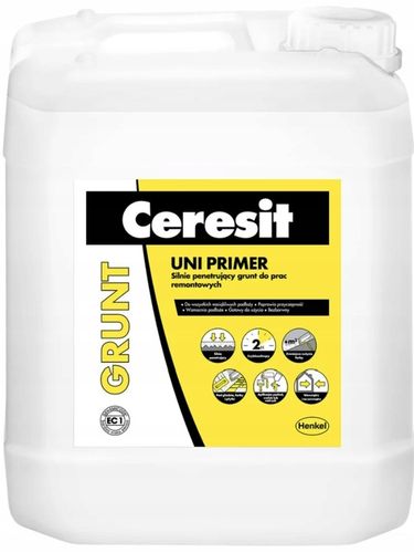 Grunt CERESIT UNI Primer 5L - Silnie Penetrujący, Wysoka Jakość na Arena.pl