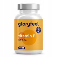 WITAMINA E NATURALNA 179 j.m. (D-ALFA TOKOFEROL) w kapsułkach gloryfeel