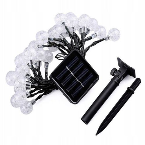 LAMPKI OGRODOWE SOLARNE GIRLANDA 50LED, 9m CIEPŁE na Arena.pl