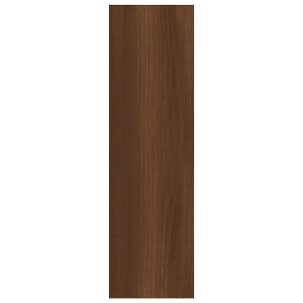 Półka ścienna, brązowy dąb, 75x16x55 cm zdjęcie 4