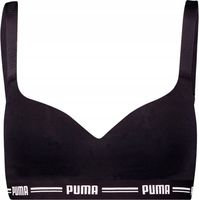 Biustonosz sportowy Puma Padded bez fiszbin regulowane ramiączka czarny S