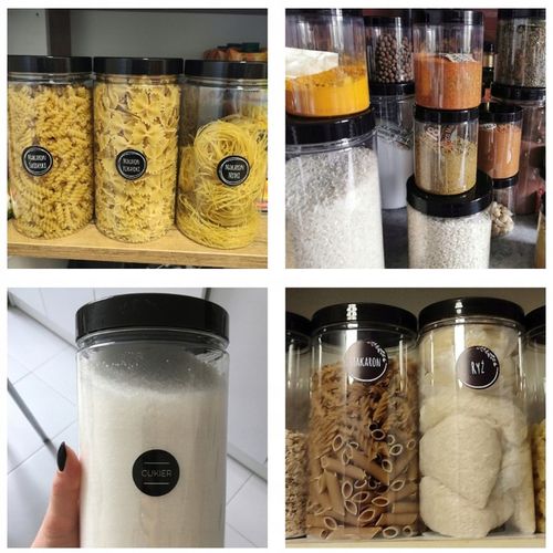 12x Słoik Plastikowy PET Pojemniki 1,5l Makaron Żywność Pojemnik 1500ml na Arena.pl