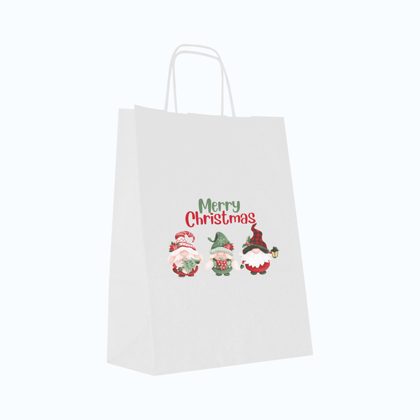 Torby świąteczne małe 24 x 11 x 32 cm Elfy zdjęcie 1
