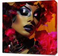 Obraz 60x60cm Kwiecista Diva