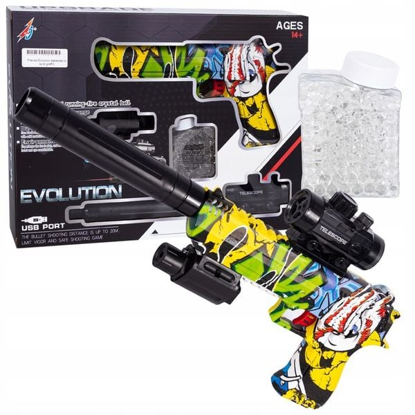 Karabin na kulki AIG Evolution graffiti + akcesoria zdjęcie 11
