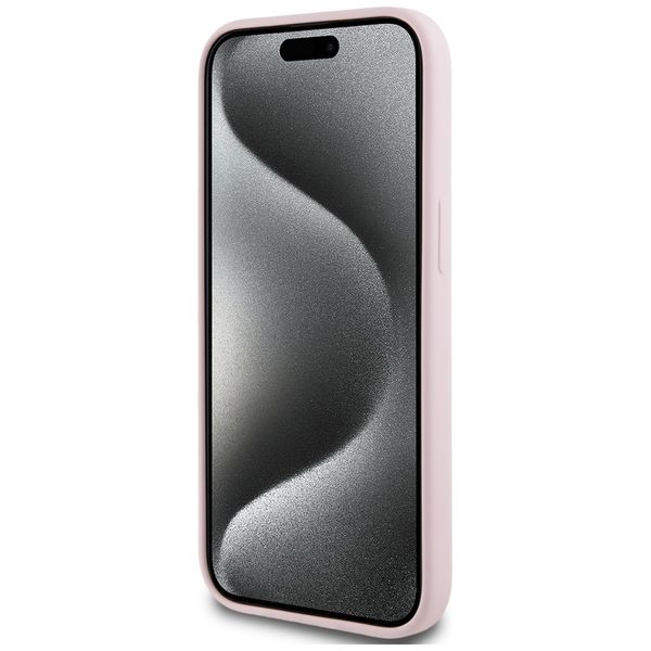 Etui Karl Lagerfeld do iPhone 15, Różowy, MagSafe zdjęcie 5