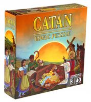 CATAN 40 ŁAMIGŁÓWEK gra planszowa łamigłówka OSADNICY Z CATANU ANGIELSKA