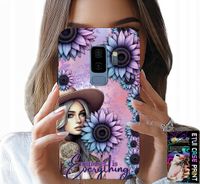 ETUI DO SAMSUNG GALAXY S9 PLUS - KOBIETA W SŁONECZNIKACH, KOBIECE WZORY
