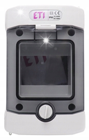 ETI ROZDZIELNICA HERMETYCZNA NATYNKOWA 1x4 IP65 PV UV ECH-4G 001101060