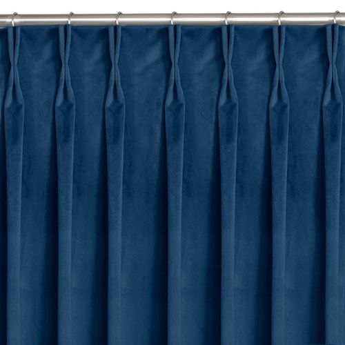 Zasłona VILA velvetowa na flexach 265x245 indygo wzór 2 Homede na Arena.pl