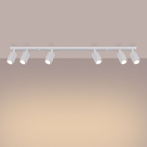 Plafon KARBON 6L biały na Arena.pl