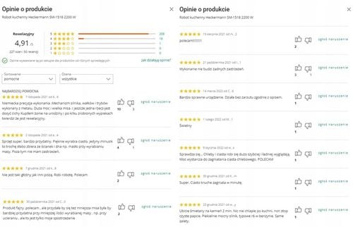 ROBOT KUCHENNY PLANETARNY MIKSER WIELOFUNKCYJNY 2200W HECKERMANN MISA 6,2L na Arena.pl