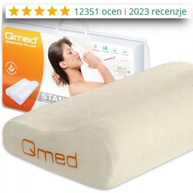 Poduszka ortopedyczna pod głowę do spania Profilowana MEMORY FOAM na Arena.pl