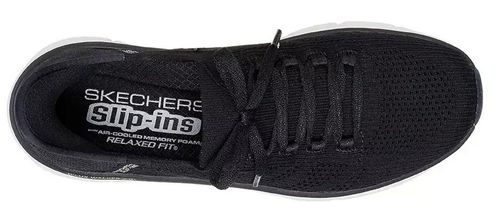 Buty damskie SKECHERS Slip-ins: Sport D'Lux Walker 2.0 - Thrill Movement (150105-BKTN) 39.5 na Arena.pl