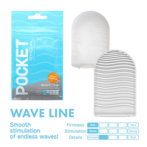 Masturbator Pocket Stroker Wave Line Tenga na Arena.pl