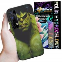ETUI DO REALME 7 - HULK AVENGERS SPIDERMAN MARVEL + FOLIA