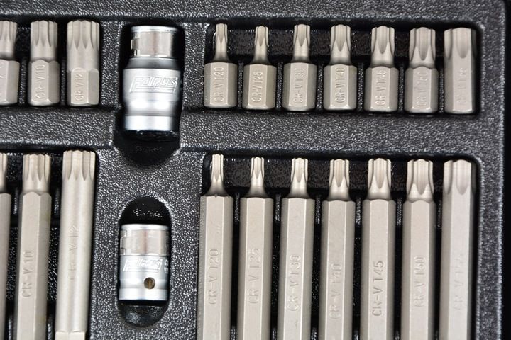 ZESTAW BITÓW KOŃCÓWKI IMBUS TORX SPLINE 40el FARYS zdjęcie 8