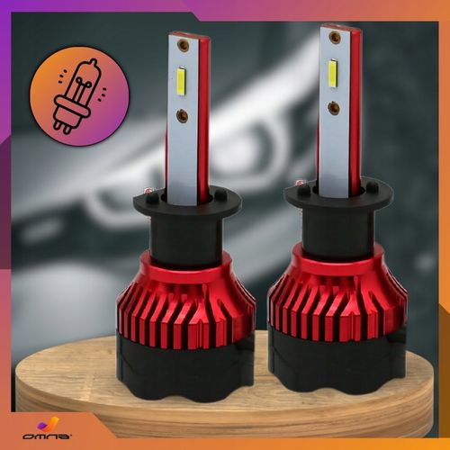 Żarówki H1 LED samochodowe 12V can bus GT COB 300% super mocne pudełko 2szt na Arena.pl