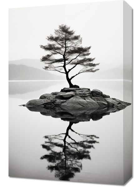 Obraz 40x60cm Samotne Drzewo zdjęcie 1