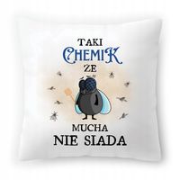 Poduszka Dla Chemika Na Urodziny Prezent Z Nadrukiem Ze Zdjęciem