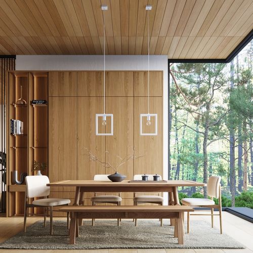 Lampa wisząca ARIES biała na Arena.pl