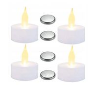 ŚWIECZKI BIAŁA 4SZT TEALIGHT LED BATERIA ZBUDUJ NASTRÓJ 25H