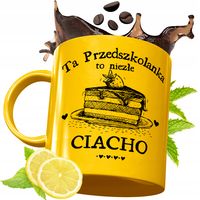 Złoty Kubek Premium Dla Przedszkolanki Prezent Z Nadrukiem Ze Zdjęciem