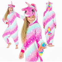 Piżama dziecięca onesie kombinezon dla dzieci kigurumi prezent jednorożec S