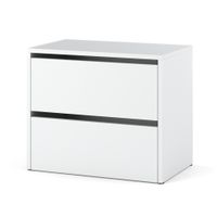 Szafka Na Buty 60cm Regał Stojak Półka Na Obuwie Do Przedpokoju Biała Mat