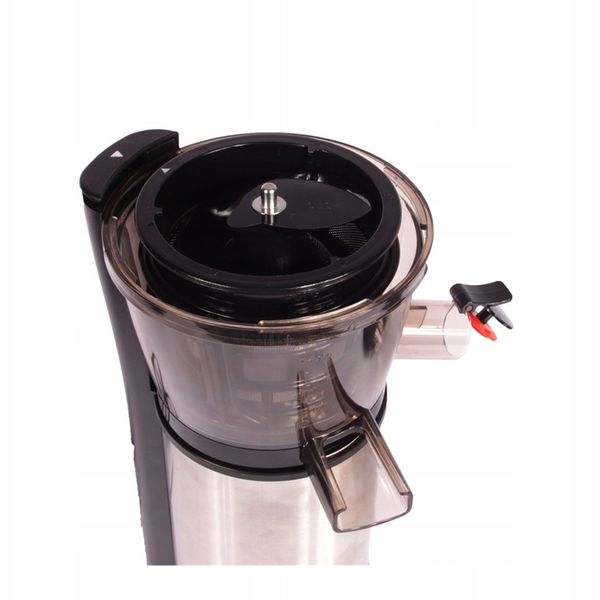 WYCISKARKA WOLNOOBROTOWA DO SOKÓW, sokowirówka wolnoobrotowa, srebrna zdjęcie 7