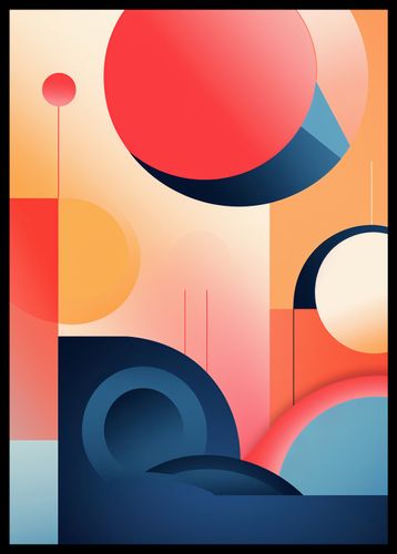 Plakat 42x59,4cm Geometryczne Marzenia na Arena.pl