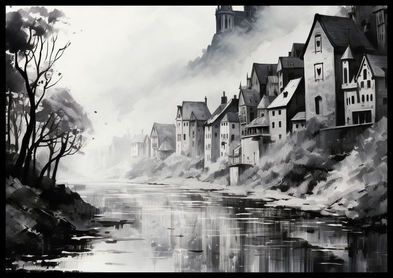 Plakat 66,5x46,5cm Mglisty Refleks zdjęcie 2