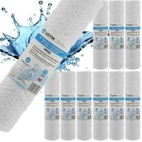 10x FILTR DO WODY WKŁAD filtrujący 10" SZNURKOWY 50 MIKRON PP USTM