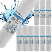 10x FILTR DO WODY WKŁAD filtrujący 10" SZNURKOWY 50 MIKRON PP USTM