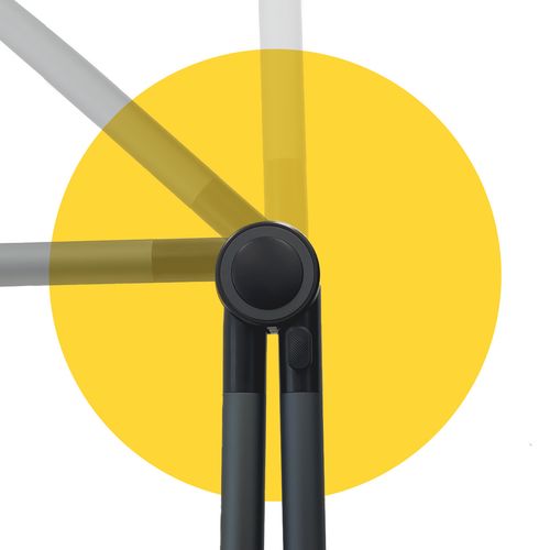 Długi elastyczny uchwyt na telefon i tablet mocowany do biurka czarny na Arena.pl