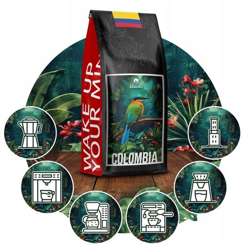 Kawa ziarnista 1kg Kolumbia Świeżo Palona 100% ARABICA - Blue Orca Coffee na Arena.pl