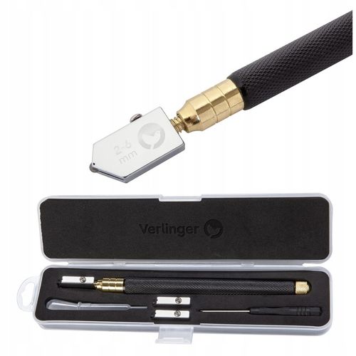 Nóż do cięcia szkła Nóż do luster do szyb Nóż OLEJOWY Verlinger na Arena.pl