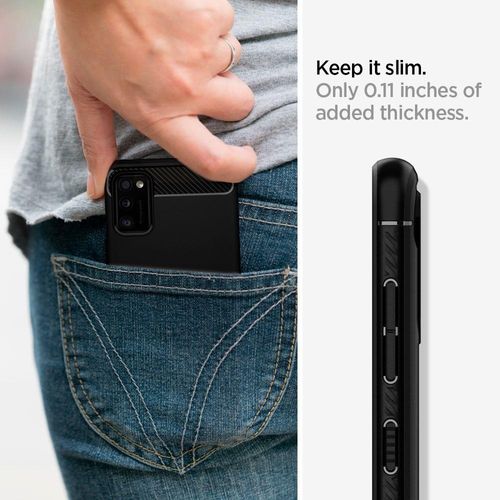 Spigen Rugged Armor Galaxy A41 Matte Black na Arena.pl