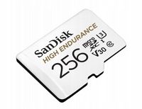 Karta micro SD 256GB SANDISK High Endurance microSDXC 256GB V30