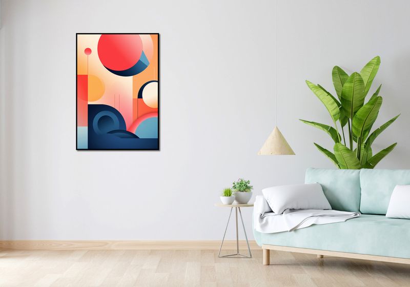 Plakat 67,5x95cm Geometryczne Marzenia zdjęcie 4