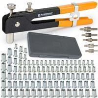 NITOWNICA ręczna do nitonakrętek M3-M8 zestaw 105 elementów