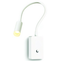 Kinkiet z włącznikiem Sulta 6232A1102 Elkim LED 3W 3000K regulacja biały