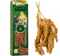 NESTOR Proso senegalskie żółte całe kłosy przysmak ptaków papugi w kłosach