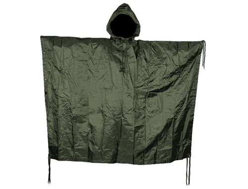 PELERYNA PRZECIWDESZCZOWA PONCHO Pałatka MIL-TEC RIP-STOP OLIVE +Gratis na Arena.pl