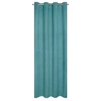 Zasłona na przelotkach CARLO 135x250 turkusowa