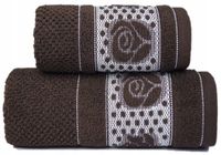 Ręcznik Dotti 50x90 Greno Esspresso Martini czekoladowy brązowy