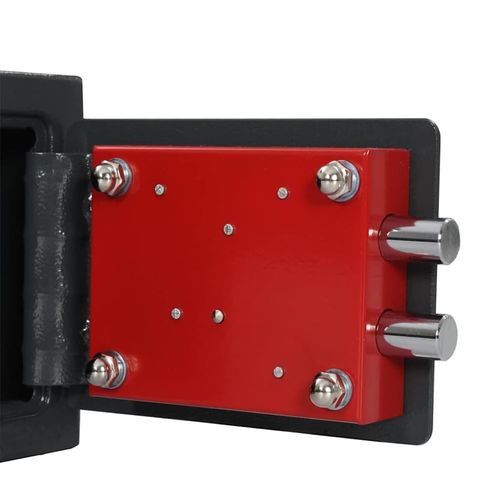 Sejf Z blokadą Ciemnoszary RAL7016 17 x 23 x 17 cm Stal na Arena.pl